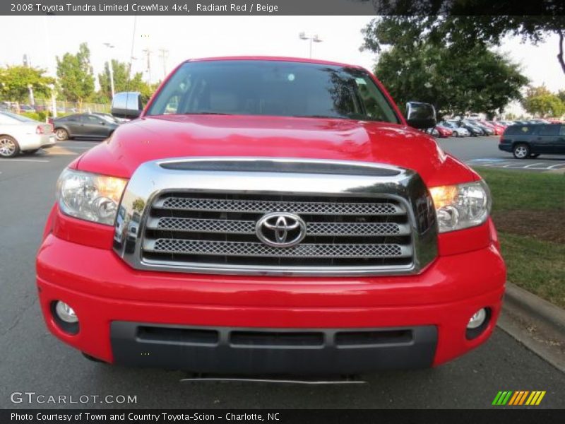 Radiant Red / Beige 2008 Toyota Tundra Limited CrewMax 4x4