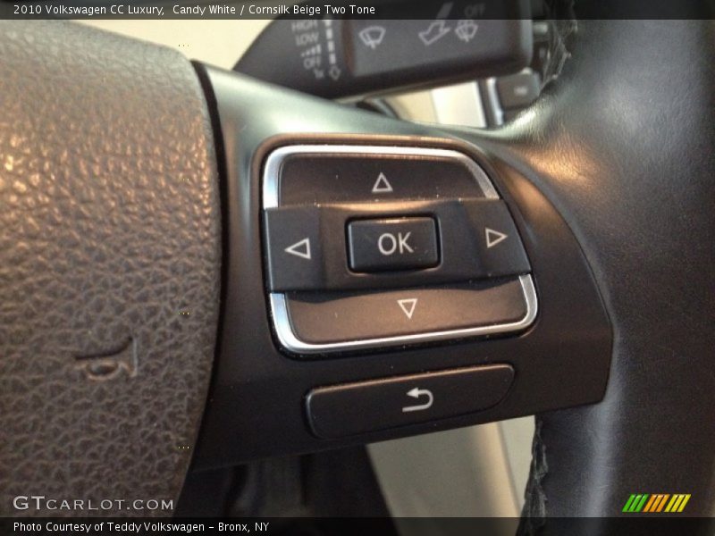 Candy White / Cornsilk Beige Two Tone 2010 Volkswagen CC Luxury