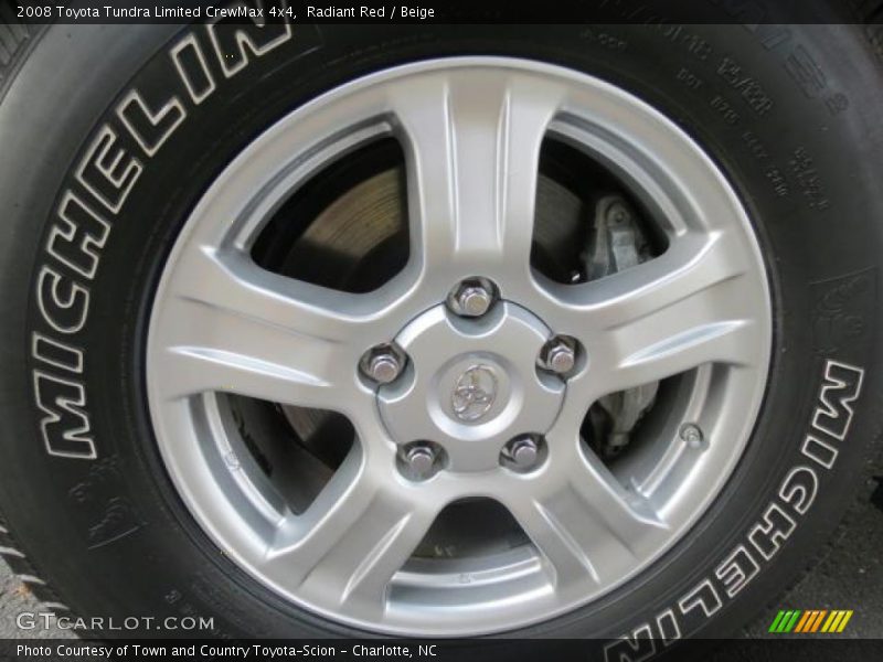 Radiant Red / Beige 2008 Toyota Tundra Limited CrewMax 4x4