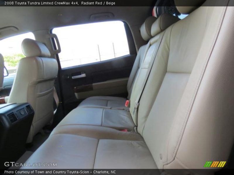 Radiant Red / Beige 2008 Toyota Tundra Limited CrewMax 4x4