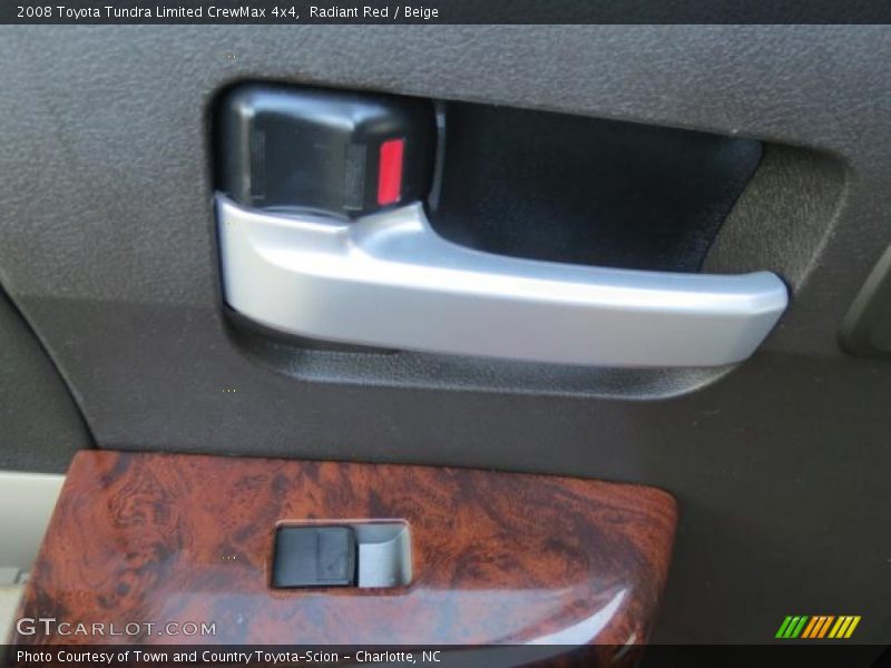 Radiant Red / Beige 2008 Toyota Tundra Limited CrewMax 4x4
