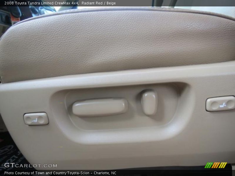 Radiant Red / Beige 2008 Toyota Tundra Limited CrewMax 4x4