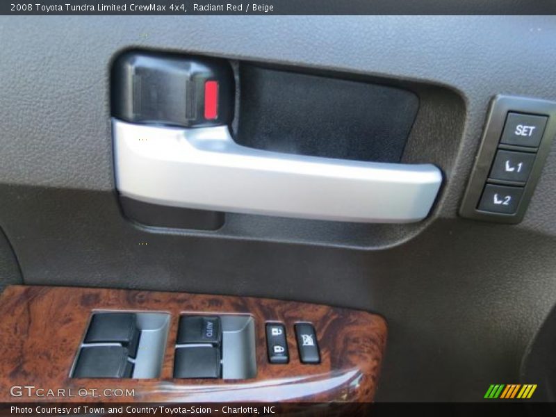 Radiant Red / Beige 2008 Toyota Tundra Limited CrewMax 4x4