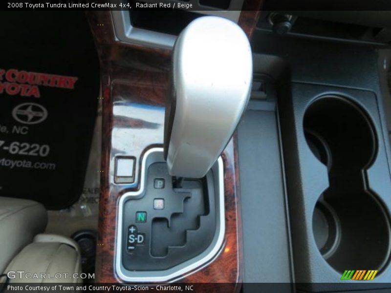 Radiant Red / Beige 2008 Toyota Tundra Limited CrewMax 4x4