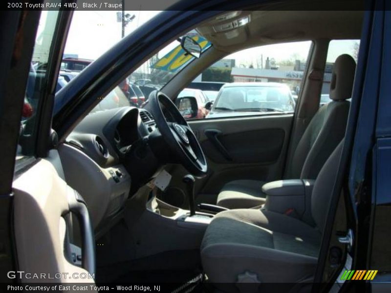 Black / Taupe 2002 Toyota RAV4 4WD