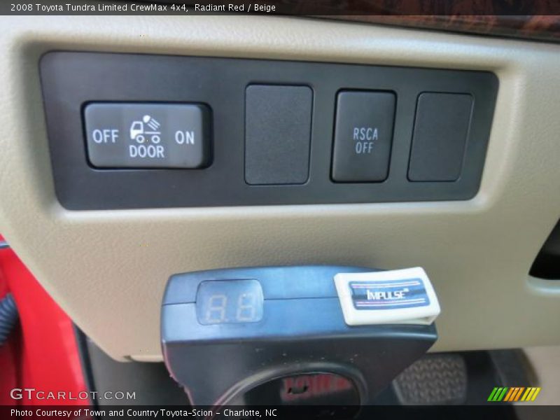 Radiant Red / Beige 2008 Toyota Tundra Limited CrewMax 4x4