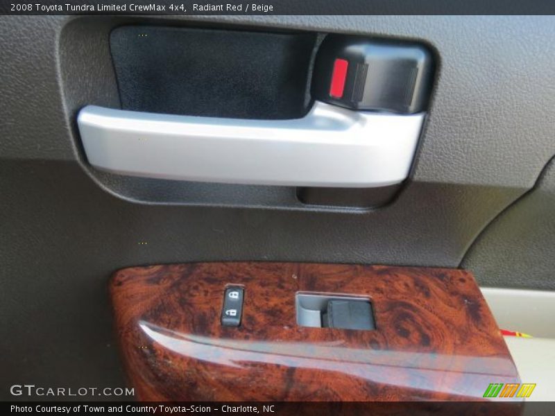 Radiant Red / Beige 2008 Toyota Tundra Limited CrewMax 4x4