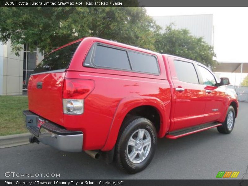 Radiant Red / Beige 2008 Toyota Tundra Limited CrewMax 4x4
