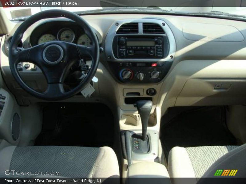 Black / Taupe 2002 Toyota RAV4 4WD