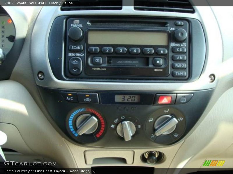 Black / Taupe 2002 Toyota RAV4 4WD