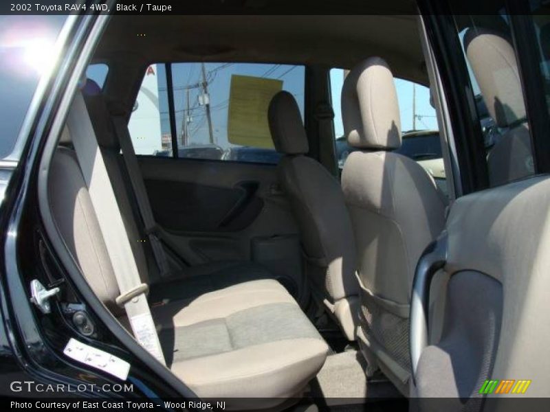 Black / Taupe 2002 Toyota RAV4 4WD