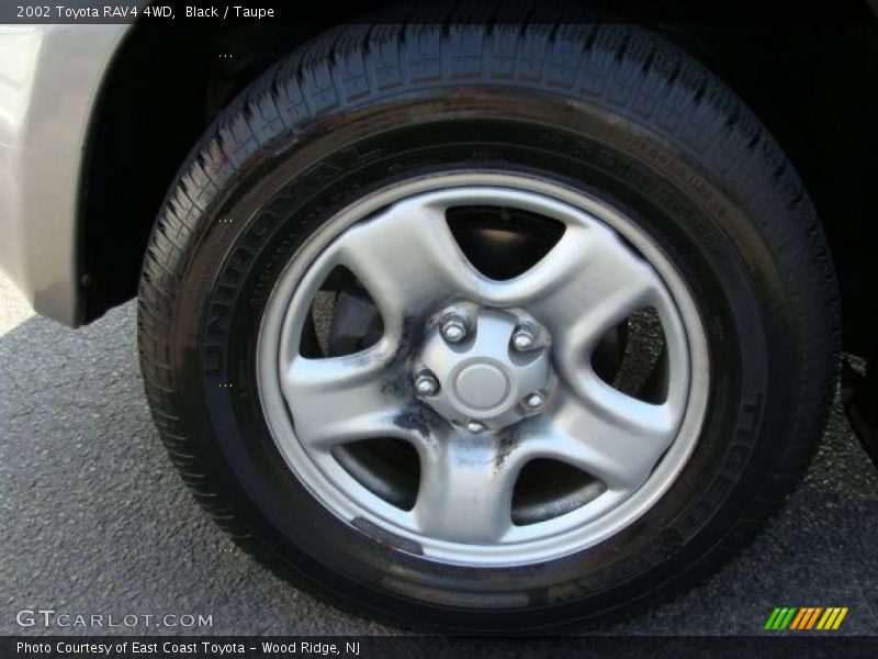 Black / Taupe 2002 Toyota RAV4 4WD