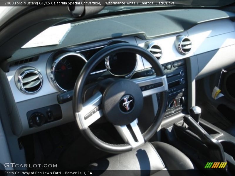 Performance White / Charcoal Black/Dove 2008 Ford Mustang GT/CS California Special Convertible