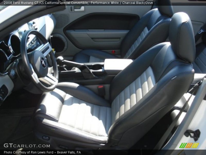 Performance White / Charcoal Black/Dove 2008 Ford Mustang GT/CS California Special Convertible