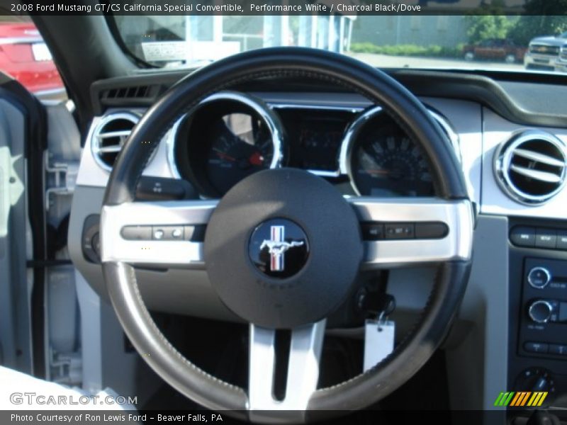 Performance White / Charcoal Black/Dove 2008 Ford Mustang GT/CS California Special Convertible