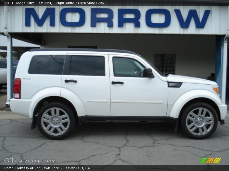 Bright White / Dark Slate Gray 2011 Dodge Nitro Heat 4x4