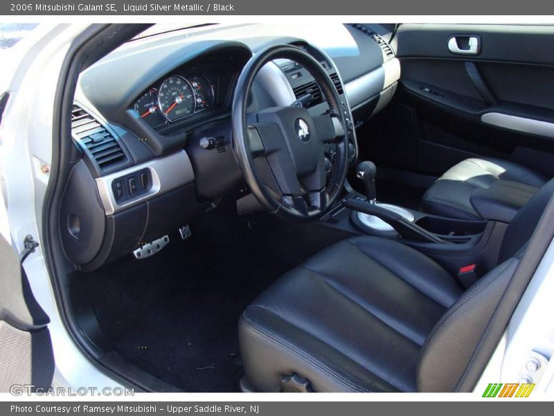 Liquid Silver Metallic / Black 2006 Mitsubishi Galant SE