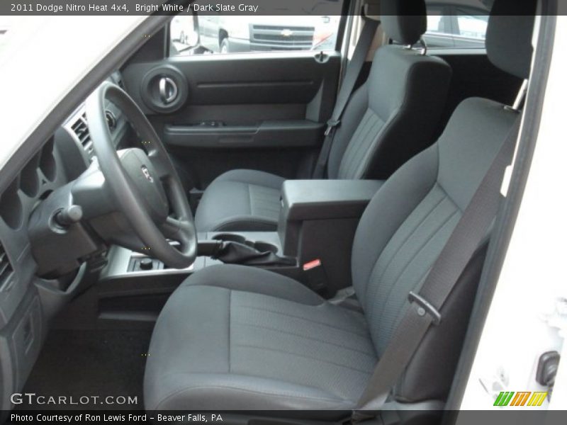 Bright White / Dark Slate Gray 2011 Dodge Nitro Heat 4x4