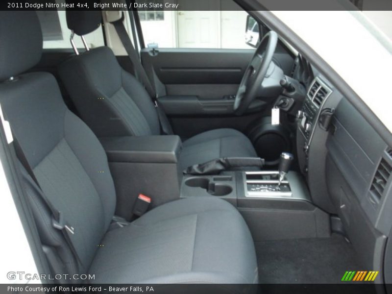 Bright White / Dark Slate Gray 2011 Dodge Nitro Heat 4x4