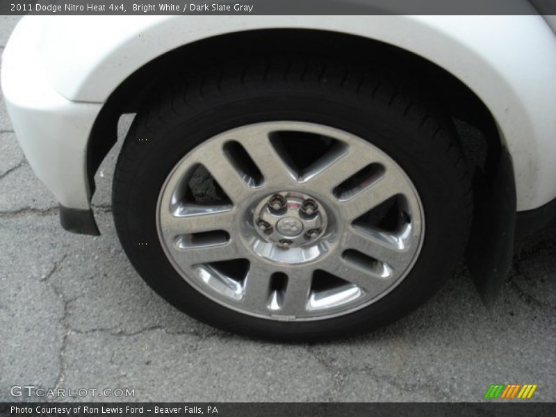 Bright White / Dark Slate Gray 2011 Dodge Nitro Heat 4x4