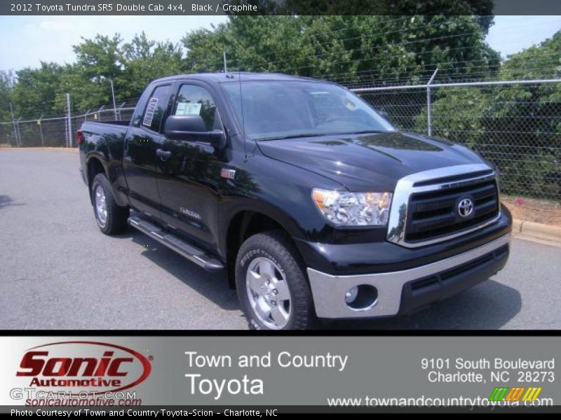 Black / Graphite 2012 Toyota Tundra SR5 Double Cab 4x4