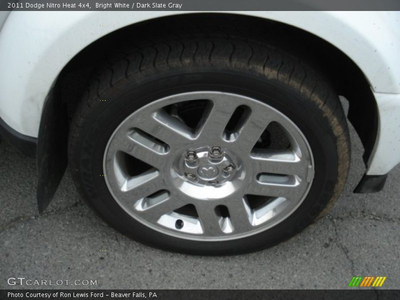 Bright White / Dark Slate Gray 2011 Dodge Nitro Heat 4x4