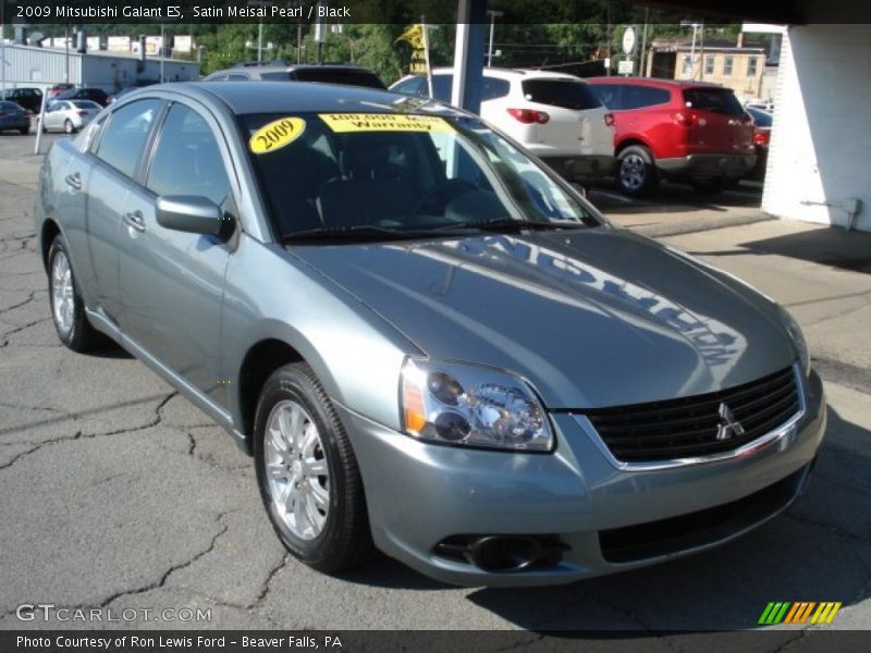 Satin Meisai Pearl / Black 2009 Mitsubishi Galant ES