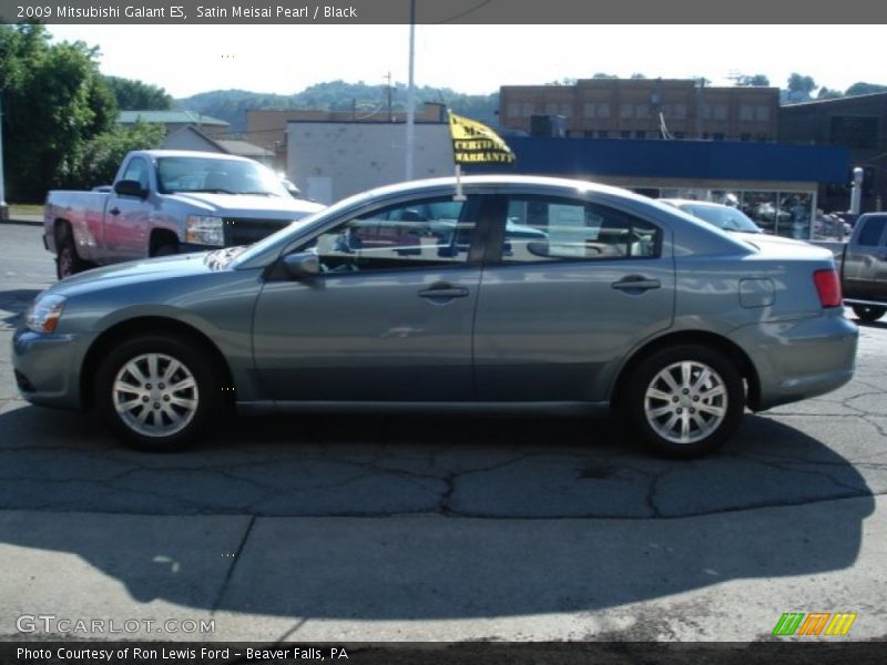 Satin Meisai Pearl / Black 2009 Mitsubishi Galant ES