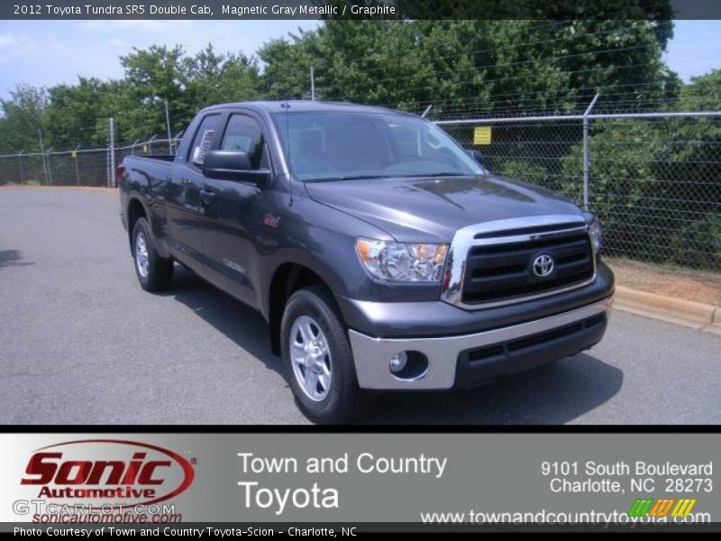 Magnetic Gray Metallic / Graphite 2012 Toyota Tundra SR5 Double Cab