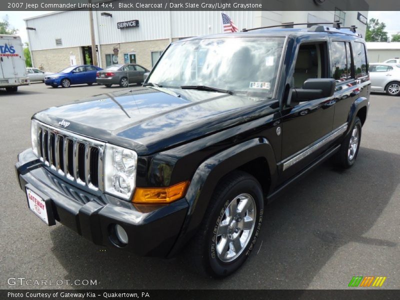 Black Clearcoat / Dark Slate Gray/Light Graystone 2007 Jeep Commander Limited 4x4