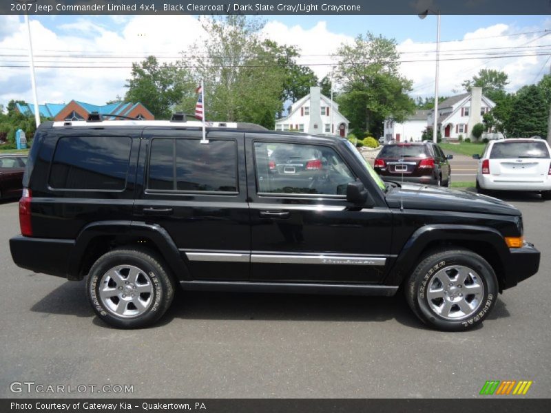 Black Clearcoat / Dark Slate Gray/Light Graystone 2007 Jeep Commander Limited 4x4