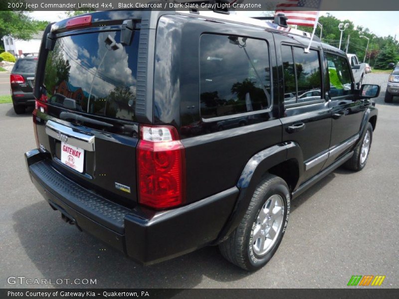 Black Clearcoat / Dark Slate Gray/Light Graystone 2007 Jeep Commander Limited 4x4