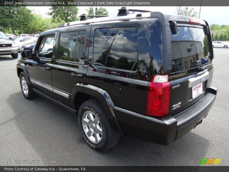 Black Clearcoat / Dark Slate Gray/Light Graystone 2007 Jeep Commander Limited 4x4