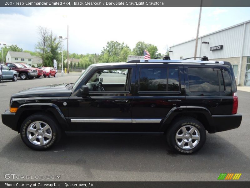 Black Clearcoat / Dark Slate Gray/Light Graystone 2007 Jeep Commander Limited 4x4