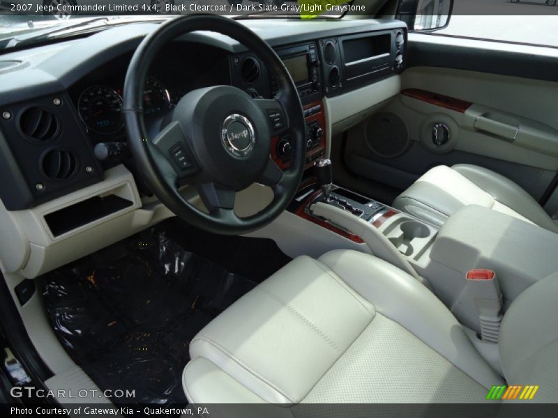 Black Clearcoat / Dark Slate Gray/Light Graystone 2007 Jeep Commander Limited 4x4