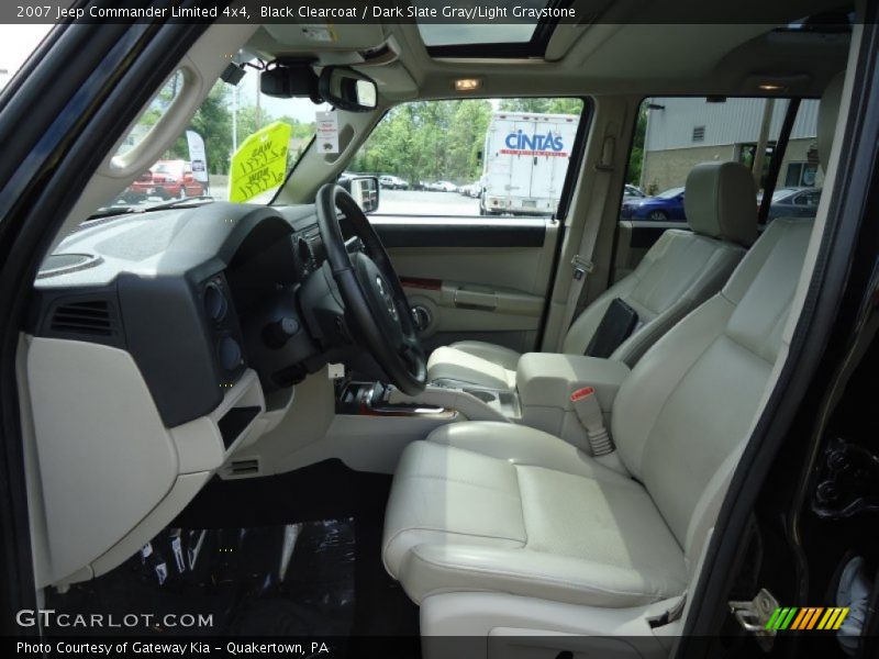 Black Clearcoat / Dark Slate Gray/Light Graystone 2007 Jeep Commander Limited 4x4