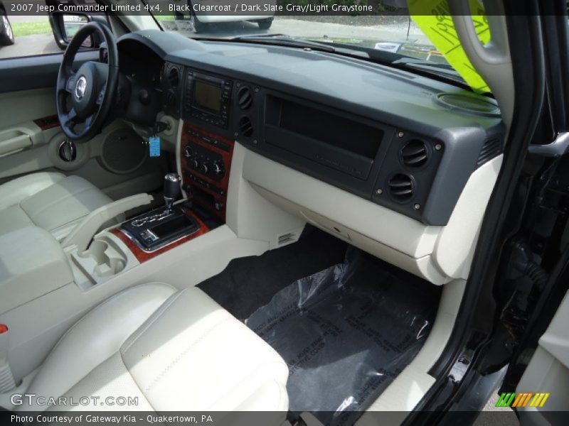 Black Clearcoat / Dark Slate Gray/Light Graystone 2007 Jeep Commander Limited 4x4