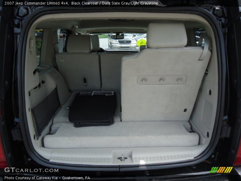 Black Clearcoat / Dark Slate Gray/Light Graystone 2007 Jeep Commander Limited 4x4