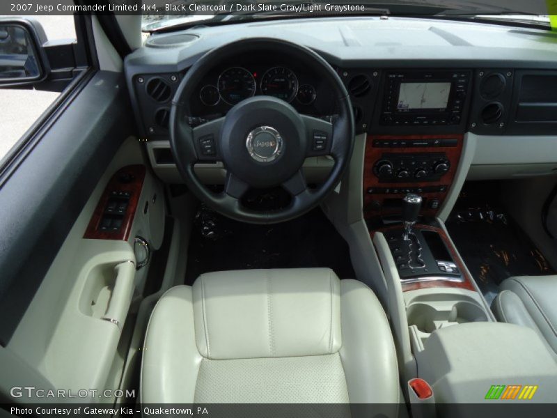 Black Clearcoat / Dark Slate Gray/Light Graystone 2007 Jeep Commander Limited 4x4