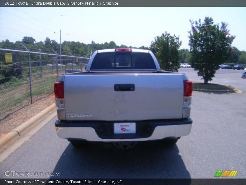 Silver Sky Metallic / Graphite 2012 Toyota Tundra Double Cab