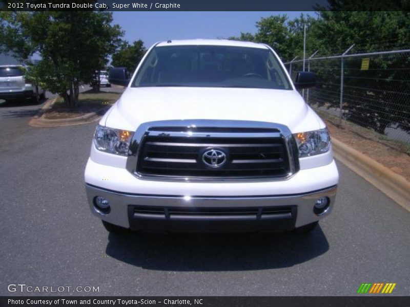 Super White / Graphite 2012 Toyota Tundra Double Cab