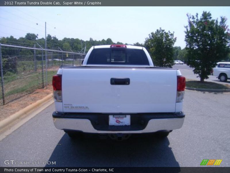 Super White / Graphite 2012 Toyota Tundra Double Cab