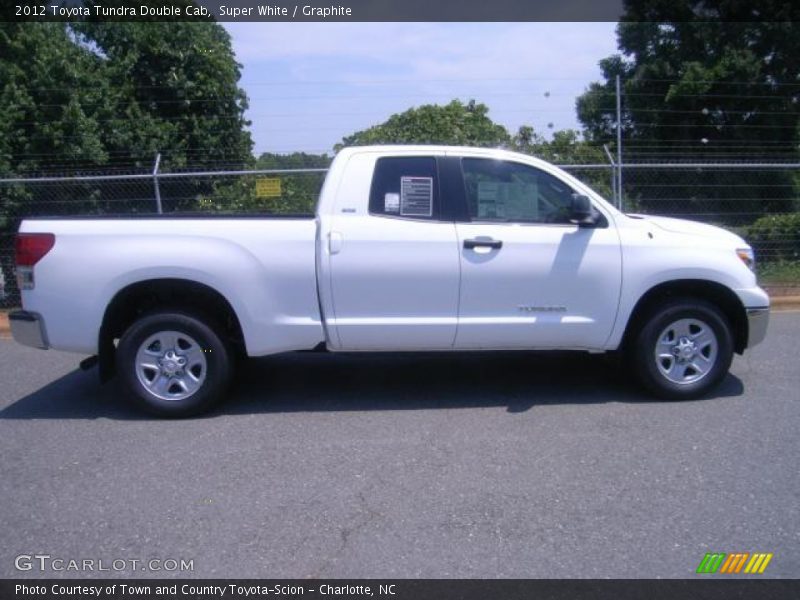 Super White / Graphite 2012 Toyota Tundra Double Cab