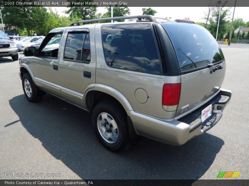 Light Pewter Metallic / Medium Gray 2003 Chevrolet Blazer LS 4x4