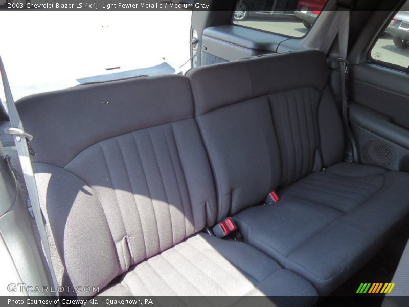 Light Pewter Metallic / Medium Gray 2003 Chevrolet Blazer LS 4x4