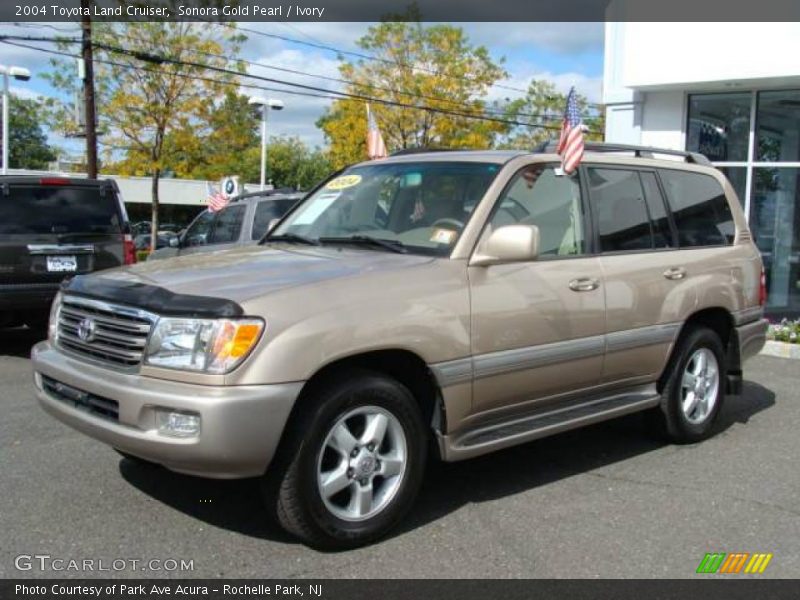 Sonora Gold Pearl / Ivory 2004 Toyota Land Cruiser