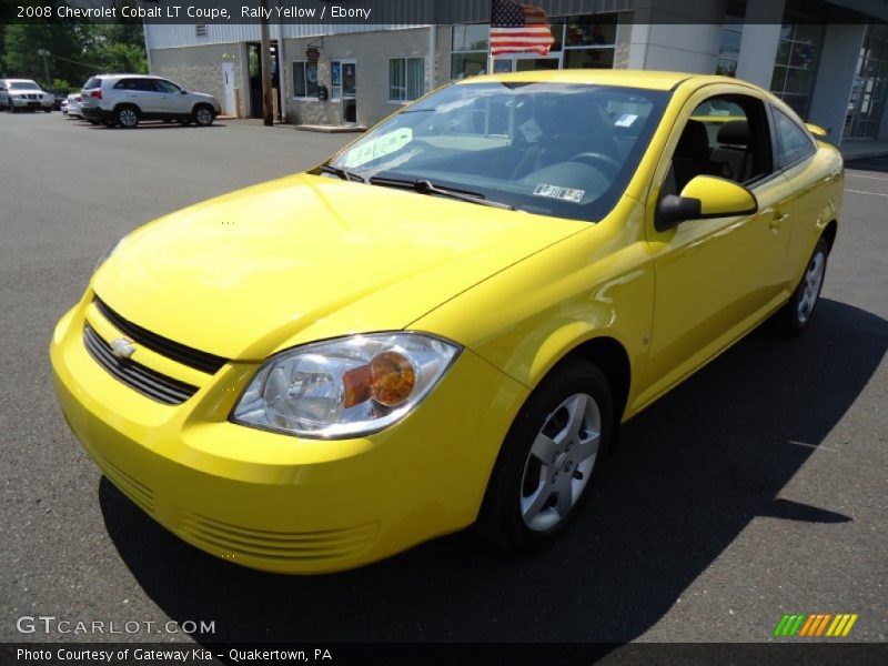 Rally Yellow / Ebony 2008 Chevrolet Cobalt LT Coupe
