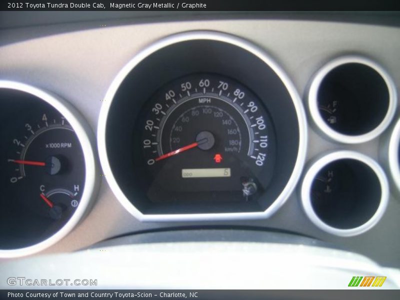 Magnetic Gray Metallic / Graphite 2012 Toyota Tundra Double Cab