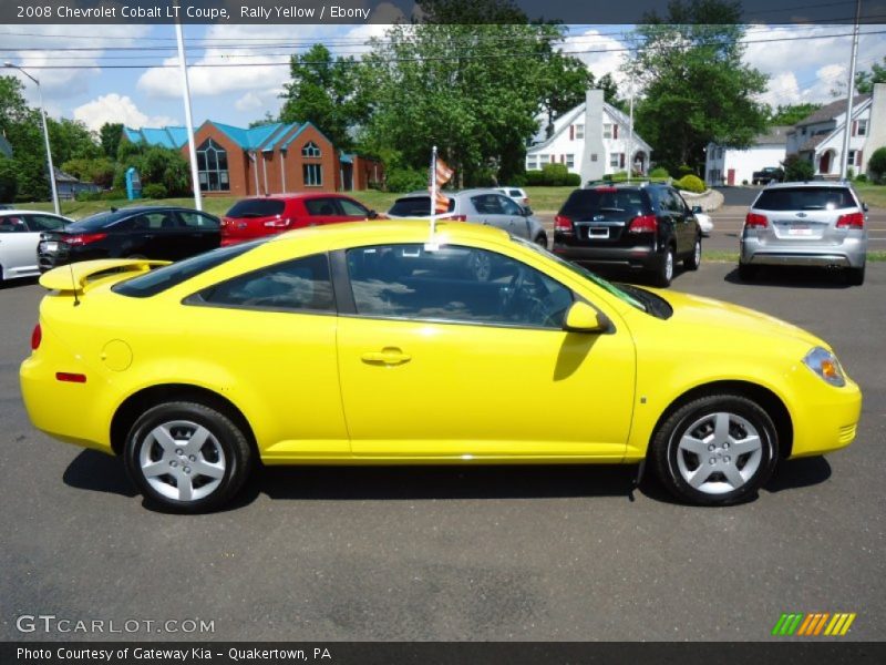 Rally Yellow / Ebony 2008 Chevrolet Cobalt LT Coupe