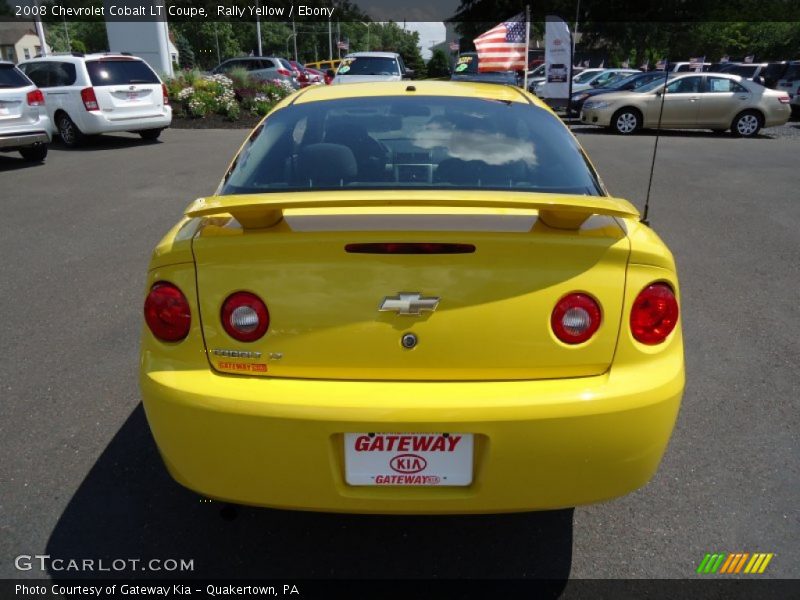 Rally Yellow / Ebony 2008 Chevrolet Cobalt LT Coupe